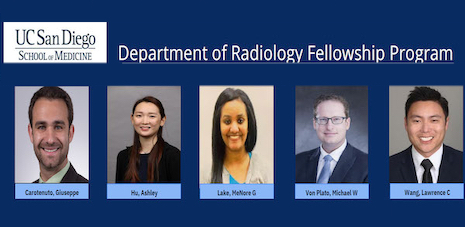 Department of Radiology Fellowship Program headshots of 2022-23 fellows